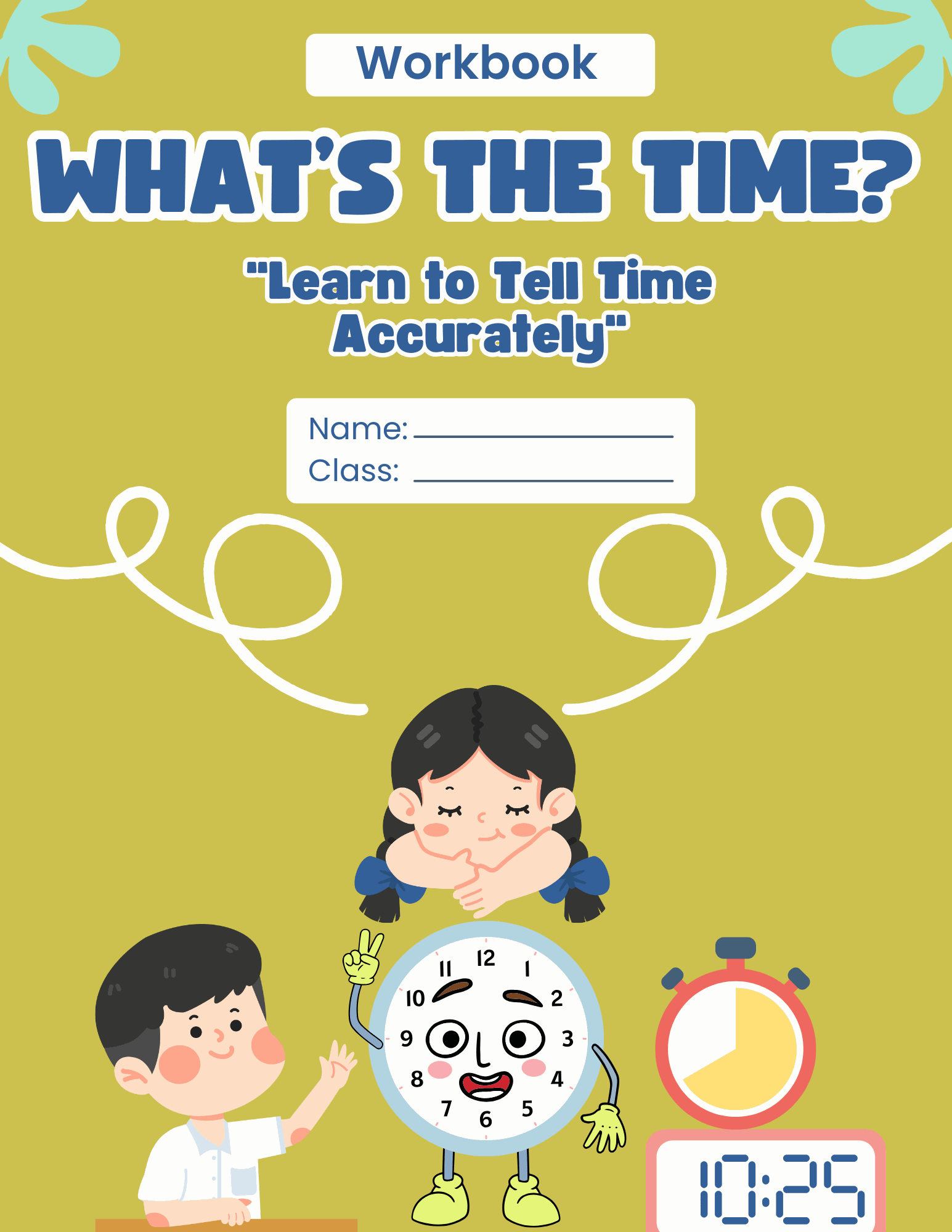 Printable What's the Time